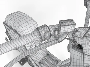 Scooter Yadea v7 3D Model