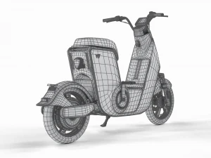 Scooter Yadea v7 3D Model