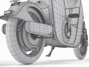 Scooter Yadea v7 Modèle 3D