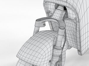 Scooter Yadea v7 Modèle 3D