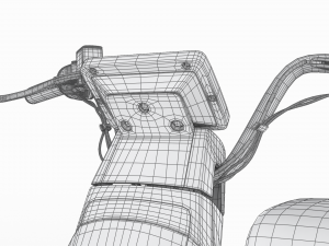 Scooter Yadea v7 Modèle 3D
