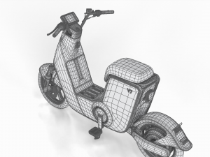 Scooter Yadea v7 Modèle 3D