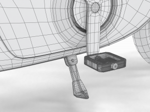 Scooter Yadea v7 Modèle 3D