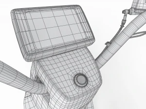 Scooter Yadea v7 3D Model