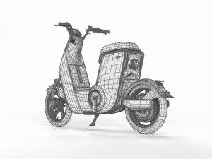Scooter Yadea v7 3D Model
