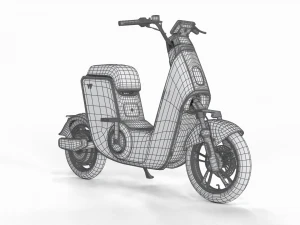 Scooter Yadea v7 3D Model