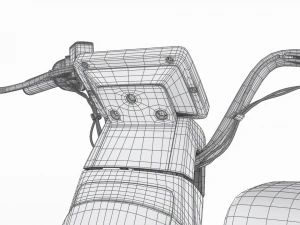 Scooter Yadea v7 3D Model