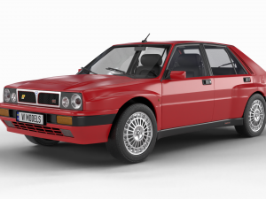 Lancia Delta HF Integrale 16v 3Dモデル