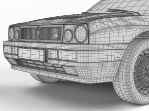 Lancia Delta HF Integrale 16v 3D Модель