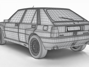 Lancia Delta HF Integrale 16v 3D Модель