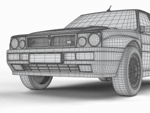 Lancia Delta HF Integrale 16v 3D Модель