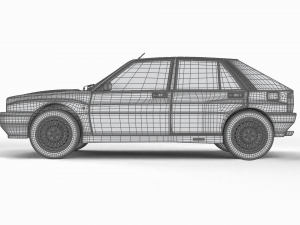 Lancia Delta HF Integrale 16v 3D Модель
