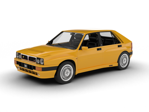 Lancia Delta HF Integrale 16v 1989 3Dモデル