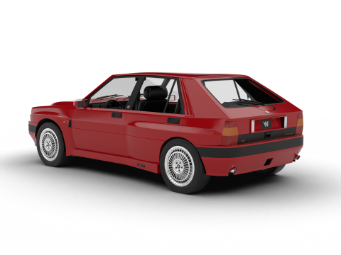 Lancia Delta HF Integrale 16v 1989 3Dモデル
