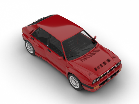 Lancia Delta HF Integrale 16v 1989 3Dモデル