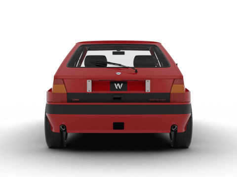 Lancia Delta HF Integrale 16v 1989 3Dモデル