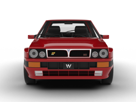 Lancia Delta HF Integrale 16v 1989 3Dモデル