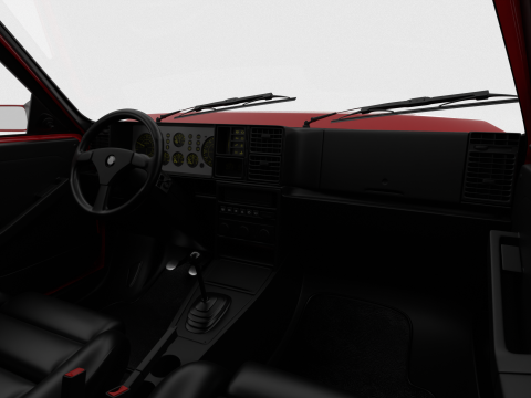 Lancia Delta HF Integrale 16v 1989 3Dモデル