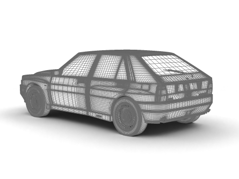 Lancia Delta HF Integrale 16v 1989 3Dモデル