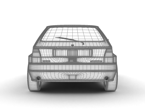 Lancia Delta HF Integrale 16v 1989 3Dモデル