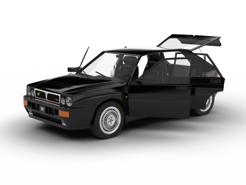 Lancia Delta HF Integrale 16v 1989 HQ Modello 3D