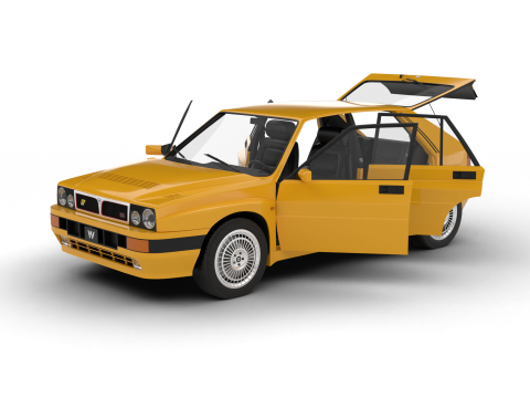 Lancia Delta HF Integrale 16v 1989 HQ Modello 3D