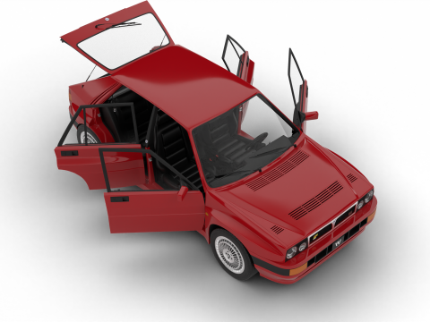 Lancia Delta HF Integrale 16v 1989 HQ Modello 3D