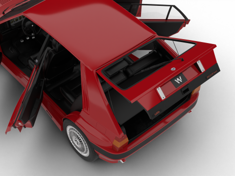 Lancia Delta HF Integrale 16v 1989 HQ Modello 3D