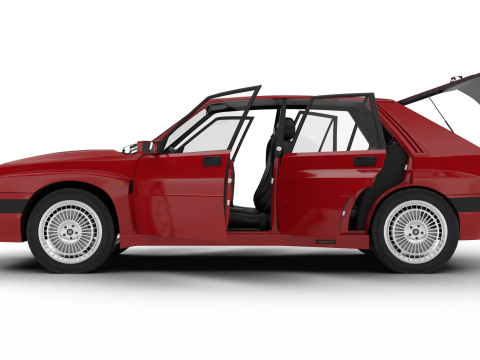 Lancia Delta HF Integrale 16v 1989 HQ Modello 3D