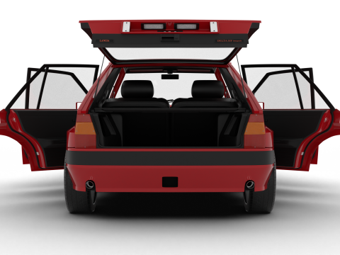 Lancia Delta HF Integrale 16v 1989 HQ Modello 3D