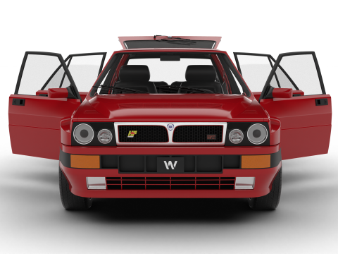 Lancia Delta HF Integrale 16v 1989 HQ Modello 3D