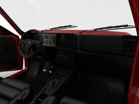 Lancia Delta HF Integrale 16v 1989 HQ Modello 3D