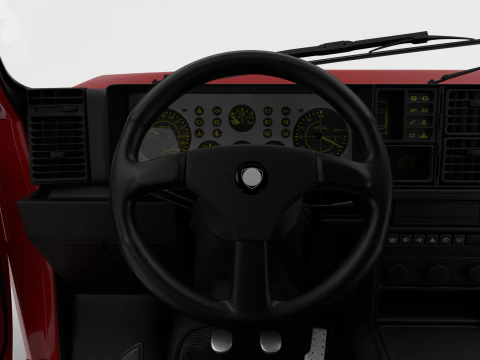 Lancia Delta HF Integrale 16v 1989 HQ 3D Model
