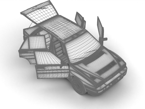 Lancia Delta HF Integrale 16v 1989 HQ Modello 3D