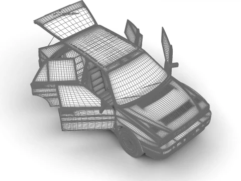 Lancia Delta HF Integrale 16v 1989 HQ 3D Model