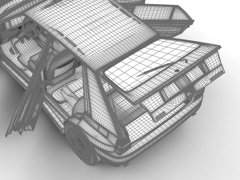 Lancia Delta HF Integrale 16v 1989 HQ 3D Model