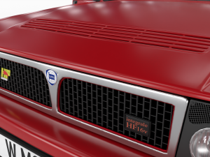 Lancia Delta HF Integrale 16v HQ interior 3D मॉडल
