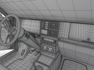 Lancia Delta HF Integrale 16v HQ interior 3D मॉडल