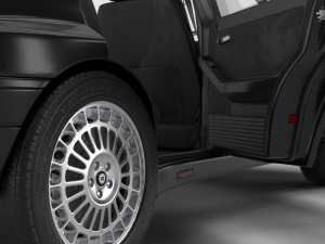 Lancia Delta HF Integrale 16v HQ interior 3D Модель