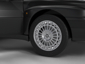 Lancia Delta HF Integrale 16v HQ interior 3D Модель