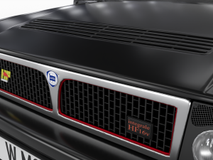 Lancia Delta HF Integrale 16v HQ interior 3D Модель
