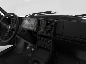 Lancia Delta HF Integrale 16v HQ interior 3D Модель
