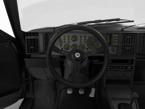 Lancia Delta HF Integrale 16v HQ interior 3D Модель
