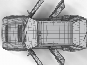 Lancia Delta HF Integrale 16v HQ interior 3D Модель