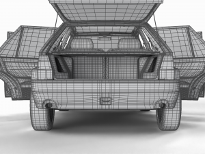 Lancia Delta HF Integrale 16v HQ interior 3D Модель