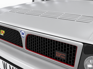 Lancia Delta HF Integrale 16v HQ interior Model 3D