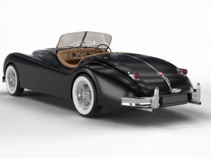 Jaguar XK140 1954 3D Model