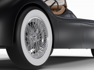 Jaguar XK140 1954 Modelo 3D