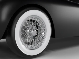 Jaguar XK140 1954 3D Model