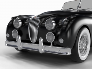 Jaguar XK140 1954 Modelo 3D